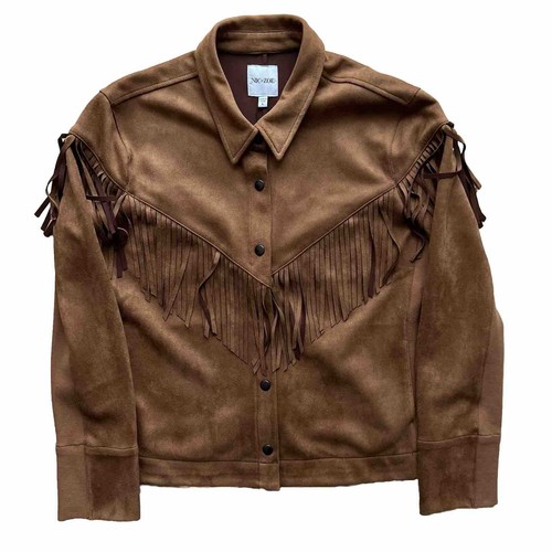 Nic zoe fringe jacket women - fringe, women's