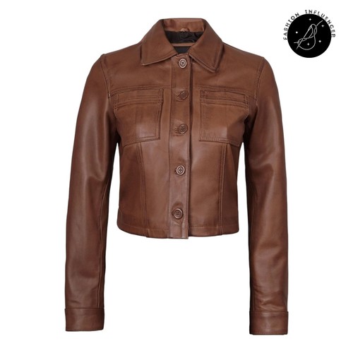 Women cognac brown - women's, genuine
