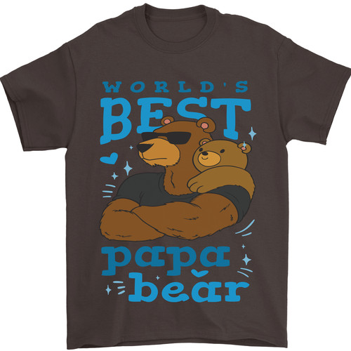 Worlds best papa bear - bear, fathers
