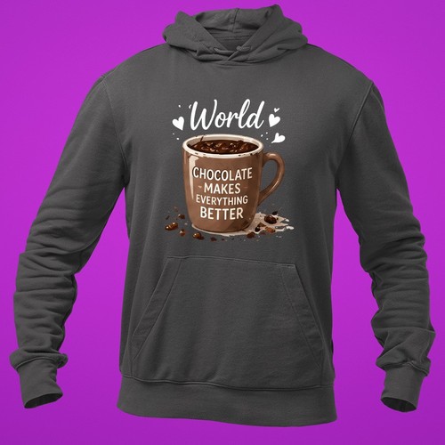 World chocolate day hoodie - day,