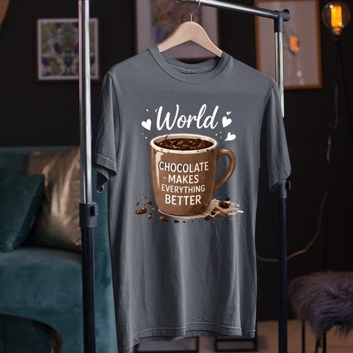 World chocolate day shirt - chocolate,